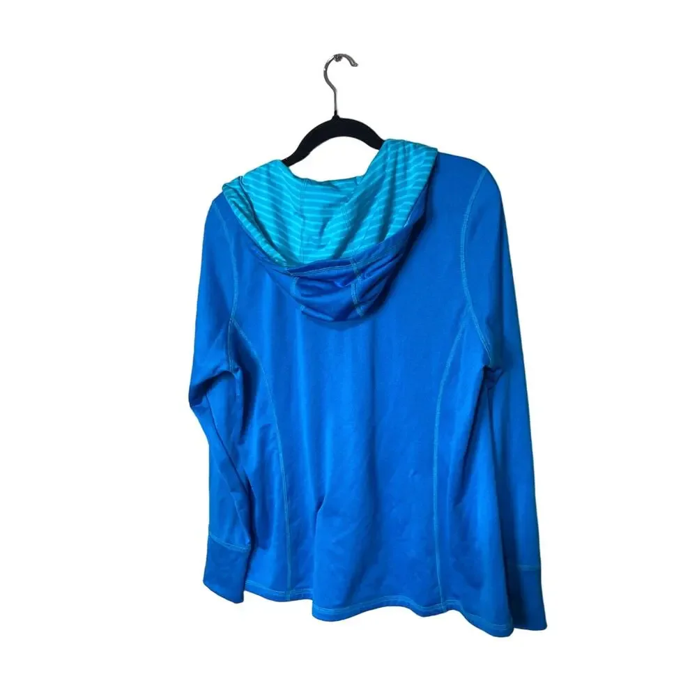 REI 40% Recycled Jacket Hoodie Blue‎ Size XL